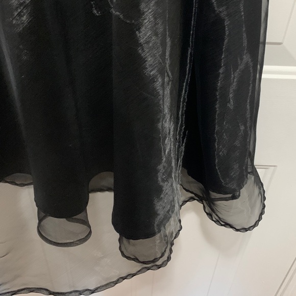 Signature by Sangria Black Midi Dress Size 6 - Picture 4 of 6